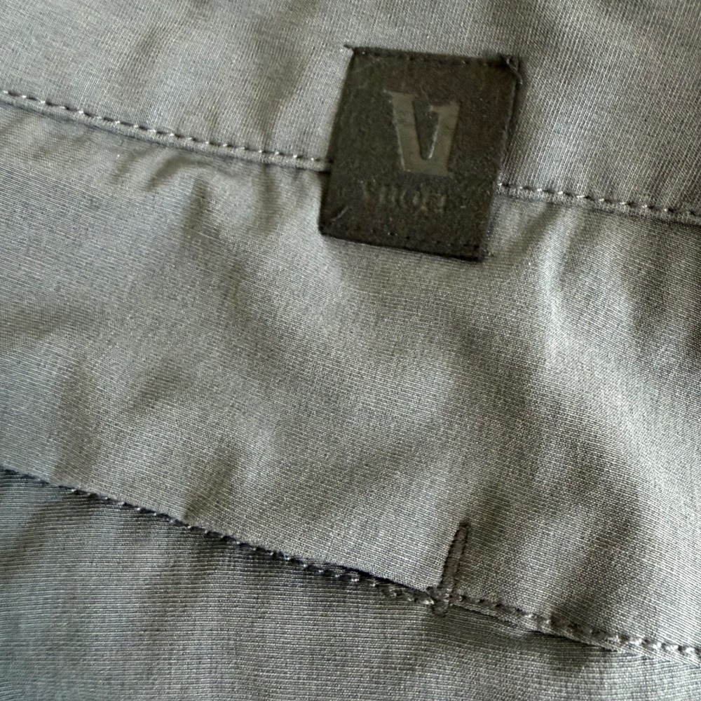 Vuori Mens 38 Gray Stretch Performance Travel Golf Pants Business Casual - Picture 6 of 9